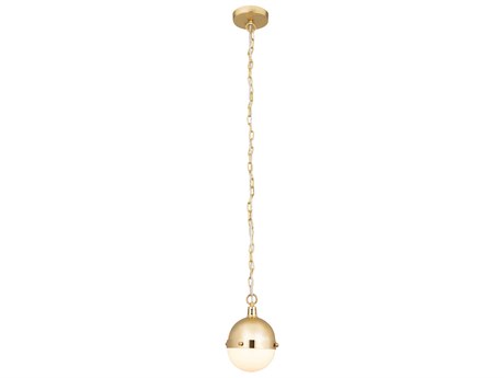 Elk Home Harmelin 1-Light Satin Brass Globe Mini Pendant