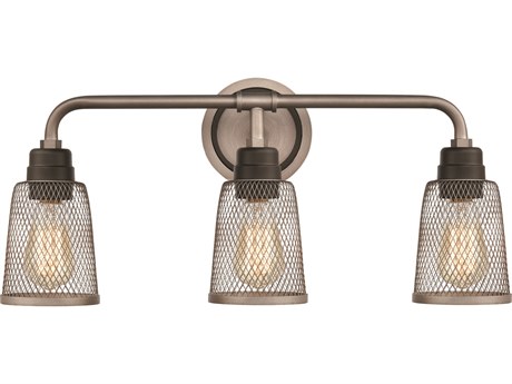 Elk Home Glencoe 3-Light Weathered Zinc Oil Rubbed Bronze Vanity Light