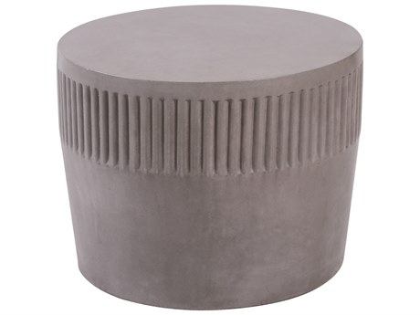Elk Home Round Polished Concrete End Table