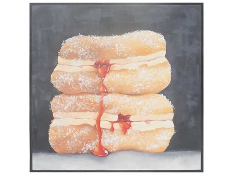 Elk Home Strawberry Pastries Canvas Wall Art