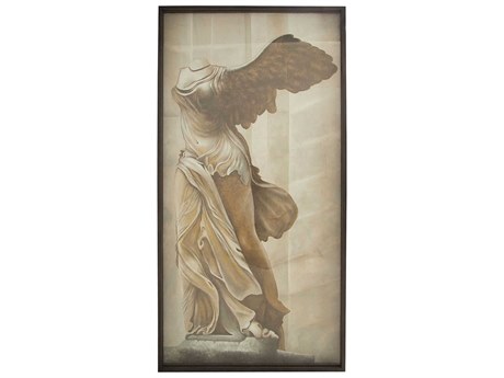 Elk Home Winged Victory Canvas Wall Art