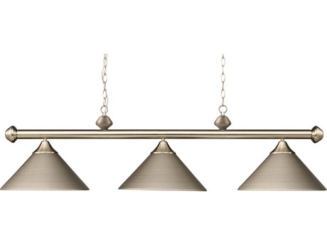 Elk Home Casual Traditions 3-Light Satin Nickel Island Pendant