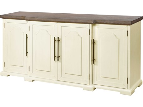 Elk Home Locksmith 72 Natural Wood Cream Brown Sideboard