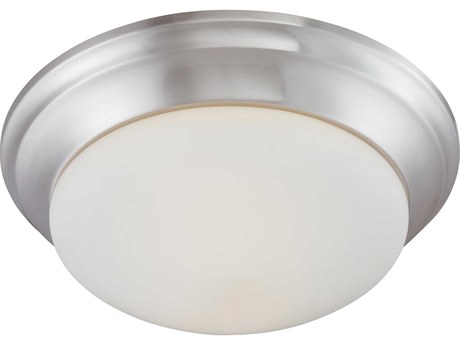 Elk Home Essentials 2-Light Brushed Nickel Flush Mount