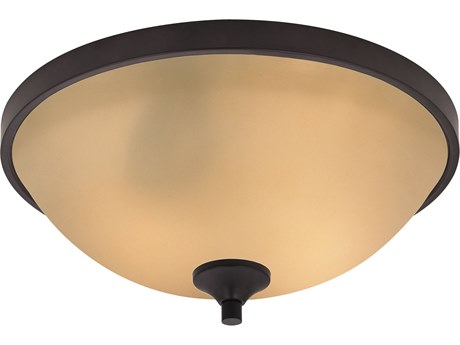 Elk Home Arlington 3-Light Oil Rubbed Bronze Traditional Bowl Flush Mount