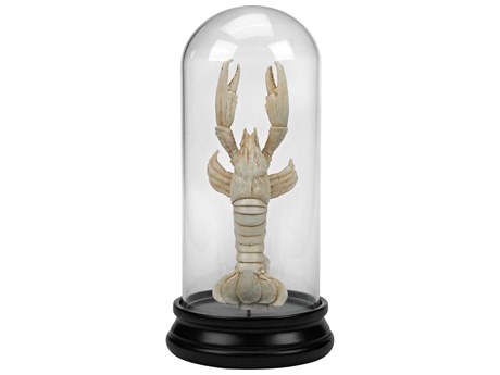 Elk Home Aged White Naturae Ancient Lobster Curio Sculpture