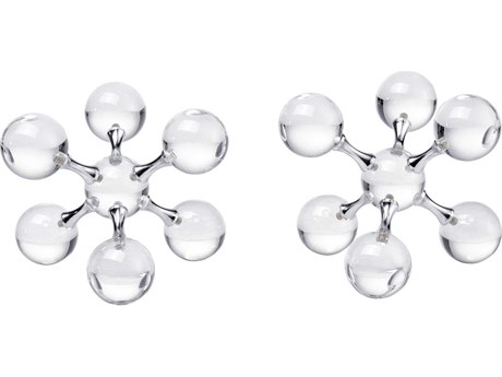 Elk Home Clear / Chrome Decorative Accent Set of 2