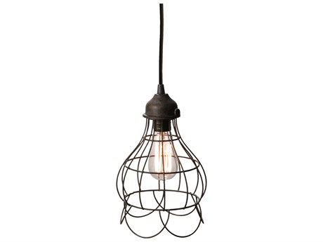 Elk Home 1-Light Rustic Carob Brown Mini Pendant