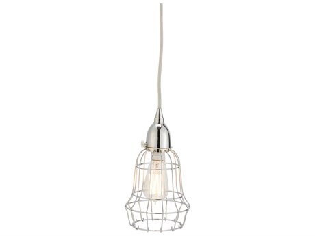 Elk Home Wire 1-Light Silver Bell Mini Pendant