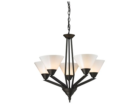 Elk Home Tribecca 5-Light Oil Rubbed Bronze Candelabra Chandelier