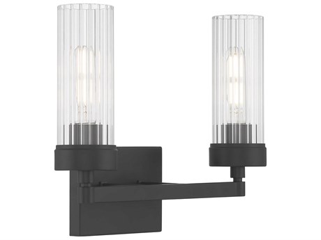 Elk Home Lida 2-Light Matte Black Vanity Light
