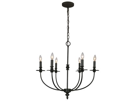 Elk Home Hartford 6-Light Oil Rubbed Bronze Candelabra Chandelier