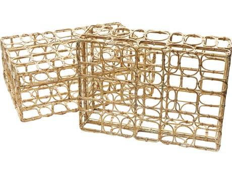Elk Home Natural Oval Ring Box (Set of 2)