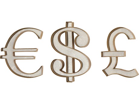 Elk Home Currency Wall Display Set of 3