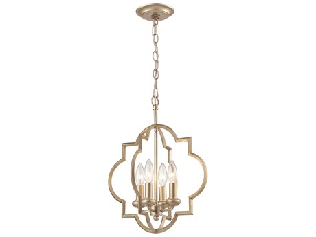 Elk Home Chandette 4-Light Aged Silver Pendant