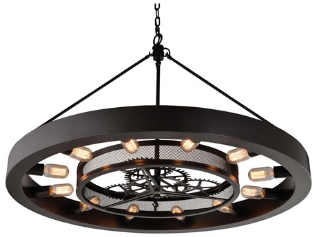 Elk Home Chronology 12-Light Oil Rubbed Bronze Round Chandelier