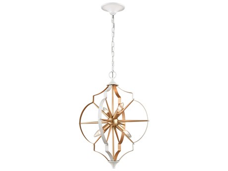 Elk Home Laguna Beach 4-Light Gold White Pendant