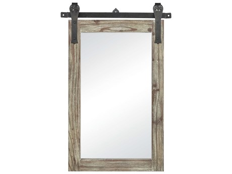 Elk Home Salvaged Grey Oak / Bronze Wall Mirror