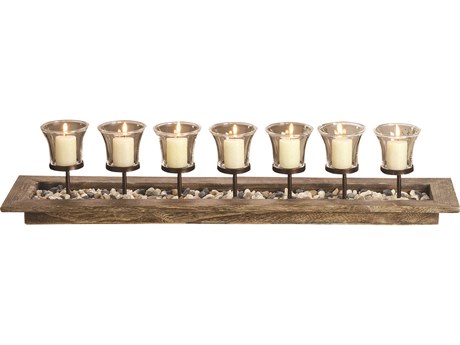 Elk Home Natural Firenza Votive Centerpiece