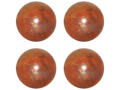 Elk Home Burned Copper Bali Sphere Set of 4