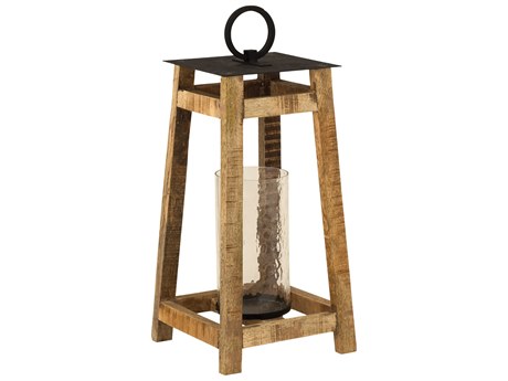 Elk Home Gray Natural Ridgetop Lantern