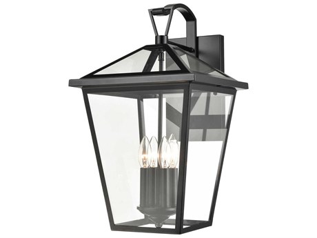 Elk Home Main Street 4 - Light Glass Outdoor Wall Light