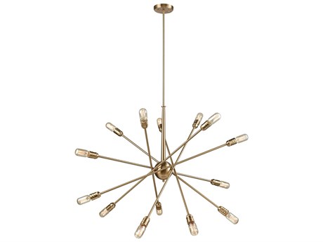 Elk Home Delphine 14-Light Satin Brass Chandelier