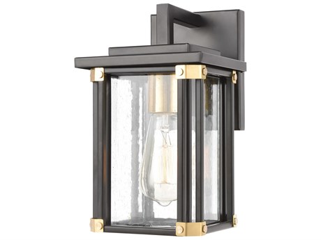 Elk Home Vincentown Glass Industrial Outdoor Wall Light