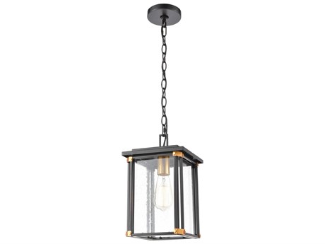Elk Home Vincentown Glass Industrial Outdoor Hanging Light