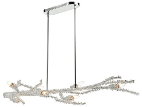 Elk Home Winter's Spray 7-Light Polished Chrome Island Pendant