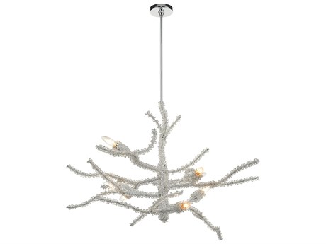 Elk Home Winter's Spray 8-Light Polished Chrome Tiered Chandelier