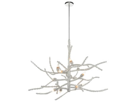Elk Home Winter's Spray 12-Light Polished Chrome Tiered Chandelier