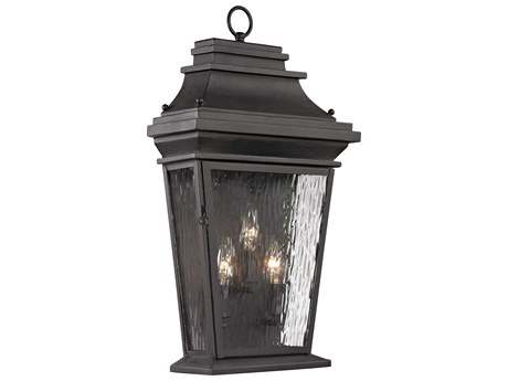 Elk Home Forged Provincial 3 - Light Outdoor Wall Light