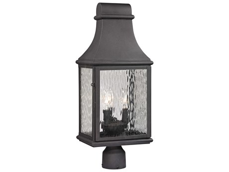 Elk Home Forged Jefferson 3 - Light Outdoor Post Light