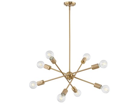 Elk Home Module 8-Light Burnished Brass Chandelier