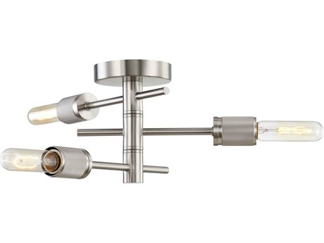 Elk Home Module 3-Light Satin Nickel Semi Flush Mount