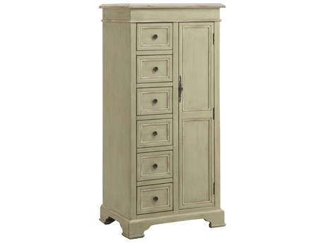 Elk Home Chesapeake Antique Green Mahogany Wood Accent Chest