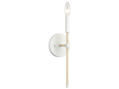 Elk Home Breezeway 1-Light White Coral Natural Wall Sconce