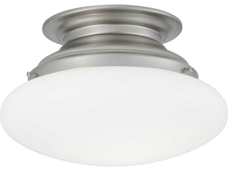 Elk Home Clayton 2-Light Brushed Nickel Semi Flush Mount