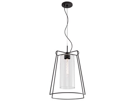 Elk Home Cere 1-Light Matte Black Pendant