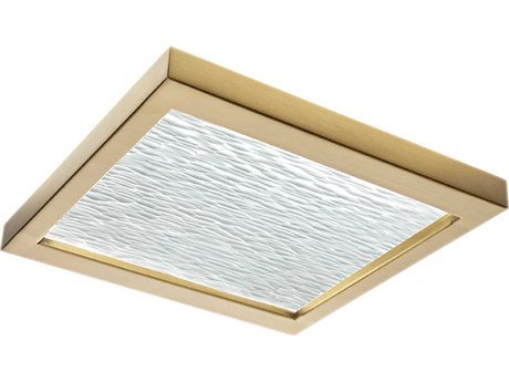 Elk Home For-Square Satin Brass Flush Mount