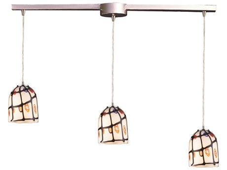Elk Home 3-Light Cream White Island Pendant
