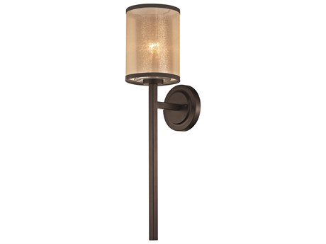 Elk Home Diffusion 1-Light Oil Rubbed Bronze Glass Wall Sconce