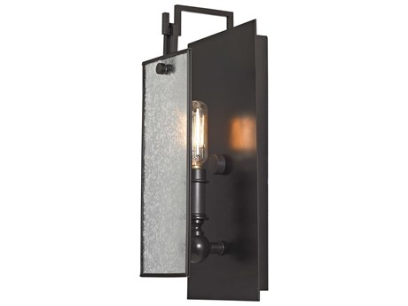 Elk Home Lindhurst 1-Light Oil Rubbed Bronze Glass Wall Sconce