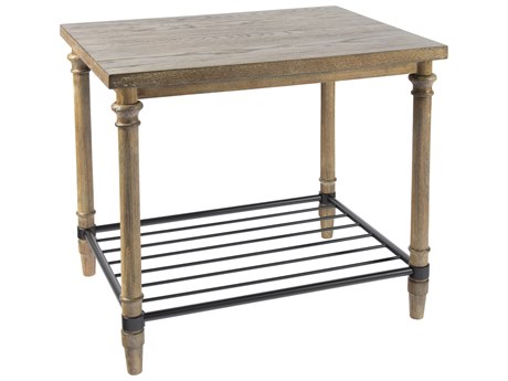 Elk Home Beacon Hill Rectangular Wood Natural Black End Table