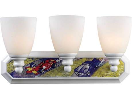 Elk Home Kidshine 3-Light White Vanity Light