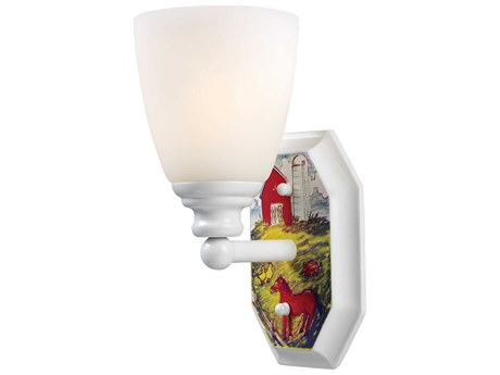 Elk Home Kidshine 1-Light White Wall Sconce