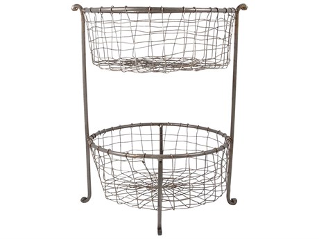 Elk Home Natural Rockwell Double Utility Basket