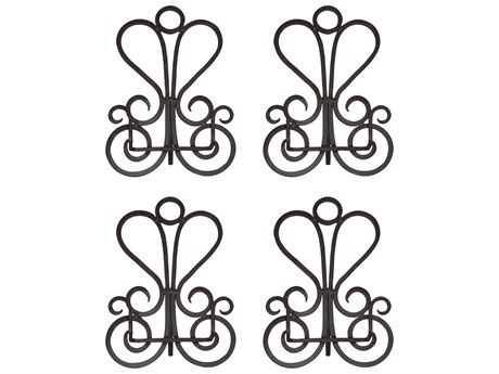 Elk Home Paisley Rustic Easel Stand (Set of 4)