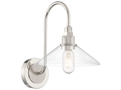 Elk Home Charis 1-Light Polished Nickel Brushed Wall Sconce